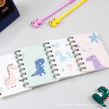 Mini caderno de notebook personalizado notebook espiral para estudantes